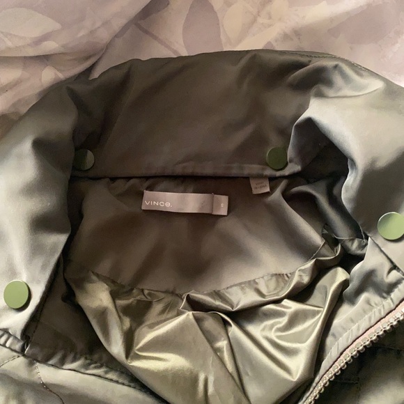 Vince ruched shell hooded bomber jacket - Picture 13 of 13